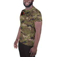 Load image into Gallery viewer, BA Heritage &amp; FC Woodland Camo Men&#39;s Athletic T-shirt