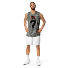 Load image into Gallery viewer, BA Heritage &amp; Juneteeth 7 Recycled unisex basketball jersey