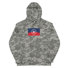 Load image into Gallery viewer, Juneteenth Flag Camo Unisex Hoodie
