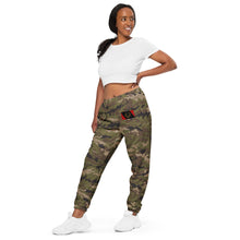 Load image into Gallery viewer, BA Heritage Flag &amp; FC Woodland Camo Unisex track pants